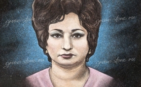 Цветной женский портрет